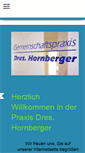 Mobile Screenshot of praxis-hornberger.de